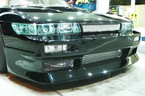 SILVIA S13 Black Front Bumper/網付き